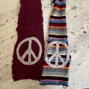 Deborah Linquist Recycled Cashmere Peace Scarf
